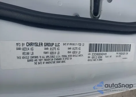 2013 Dodge Charger Se from USA, damaged, VIN 2C3CDXBG9DH624499